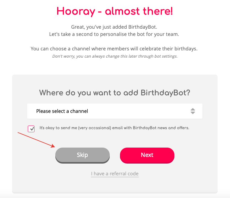 Can I invite BirthdayBot to a private channel? – BirthdayBot
